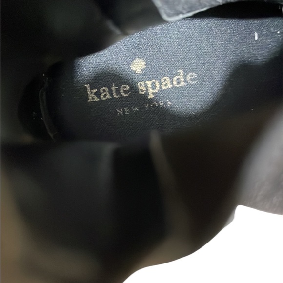 Kate Spade Sedgwick Black Rubber Rain Ankle Boots Size 9 - Picture 14 of 16